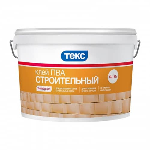 Купить Клей ТЕКС ПВА строительный универсал 10 кг по низкой цене