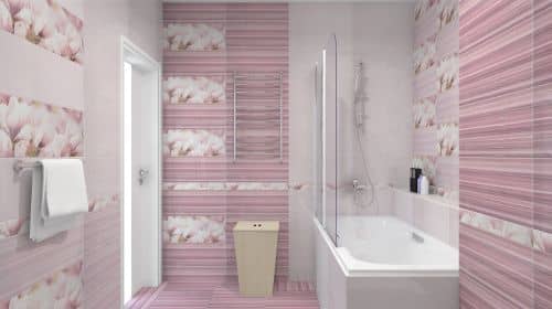 Купить Плитка Gracia Ceramica Rapsodia violet 01 настенная 25х60 см по низкой цене