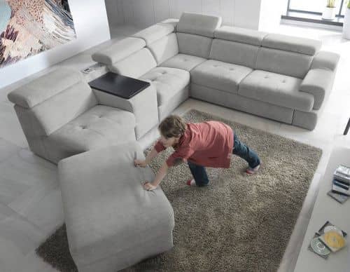 Купить Диван Gala Collezione Belluno угловой в ткани по низкой цене