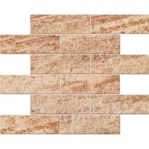 Купить Керамогранит Estima Quarzite Mosaico Bricks, 300х8х300 мм по низкой цене
