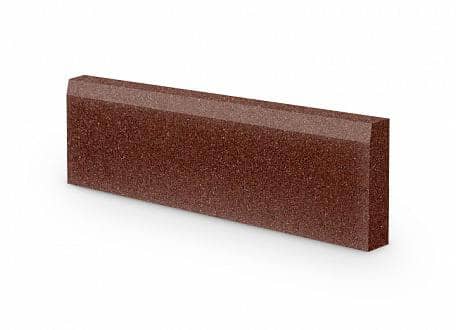 Купить Бордюр Крошка КМВ резиновый коричневый 500х210х50 мм по низкой цене