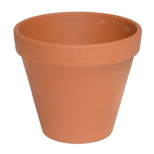 Купить Горшок для цветов простой d7 см терракотовый по низкой цене