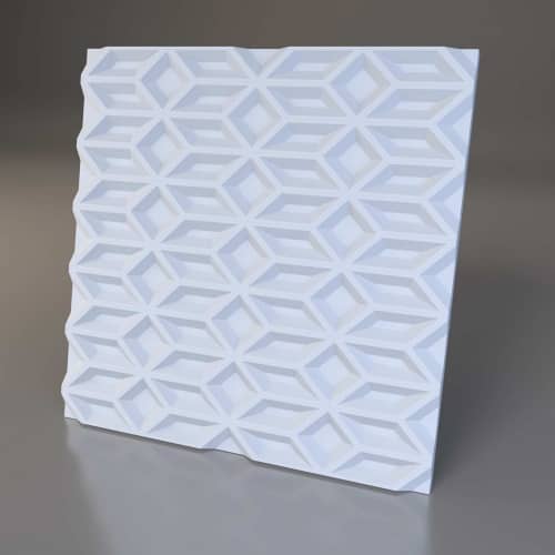 3D панель стеновая Relieffo Albite 010 из пенополиуретана 600x600x30 мм