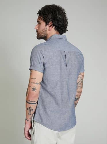 Купить Рубашка Piazza Italia Camicia con taschino a lato серая по низкой цене