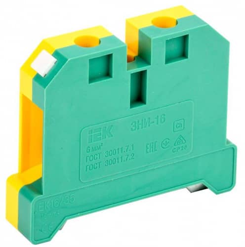 Купить Зажим наборный ЗНИ-16PEN 16кв.мм (JXB-земля) IEK YZN20-016-K52 по низкой цене