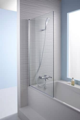 Купить Шторка Jacob Delafon Struktura для ванны стеклянная прозрачная E6D042-GA по низкой цене