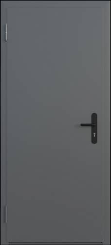 Купить Однопольная противопожарная дверь Поликом ei 30 без порога по низкой цене