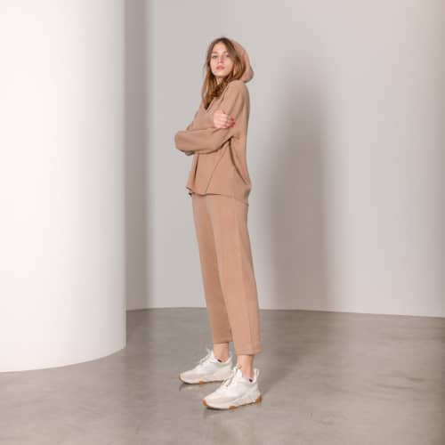 Купить Костюм Lara JS-2001 коричневый по низкой цене