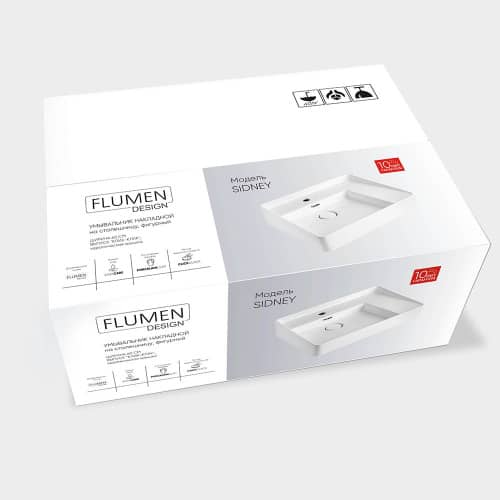 Купить Раковина на столешницу FLUMEN DESIGN Sidney 60 см по низкой цене