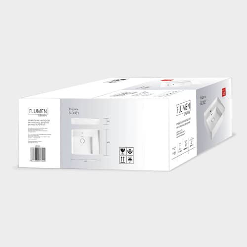 Купить Раковина на столешницу FLUMEN DESIGN Sidney 60 см по низкой цене