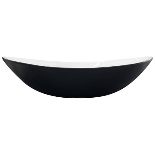 Купить Раковина на столешницу FLUMEN Elegant 61 см чёрная по низкой цене