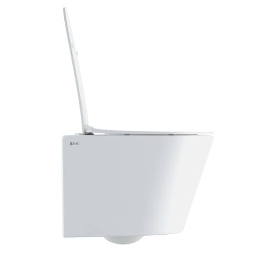 Купить Унитаз подвесной IDDIS Destino безободковый с сиденьем плавное закрытие по низкой цене