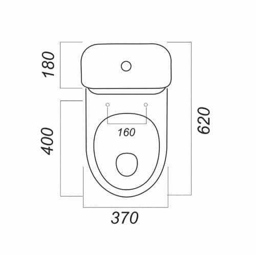 Купить Унитаз-компакт SANITA Стандарт с сиденьем плавное закрытие по низкой цене