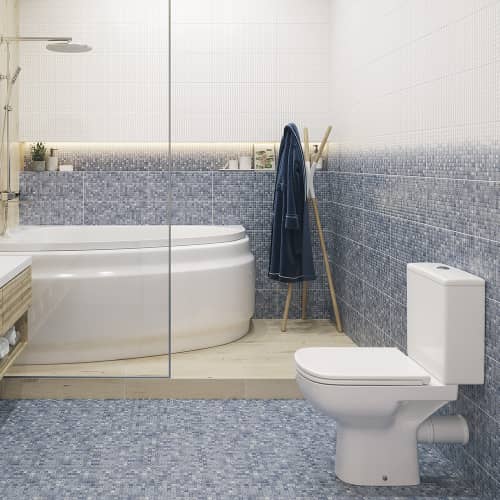Купить Унитаз-компакт Cersanit Colour безободковый с сиденьем с микролифтом по низкой цене