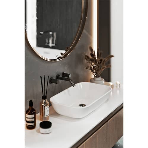 Купить Раковина на столешницу SANITA LUXE Infinity 60х36 см по низкой цене
