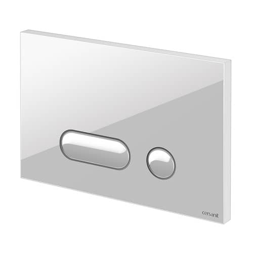 Купить Кнопка для инсталляции Cersanit INTERA белая по низкой цене