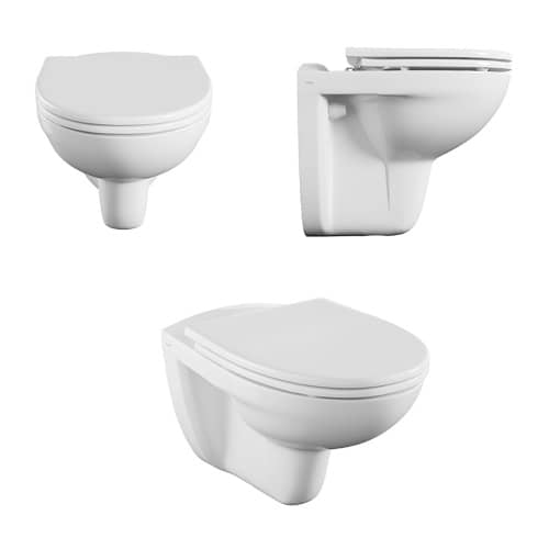 Купить Инсталляция Norm Fit с унитазом, сиденьем, кнопкой хром по низкой цене