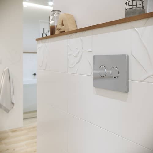 Купить Кнопка для инсталляции Cersanit ACCENTO хром по низкой цене