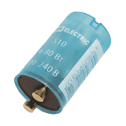 Купить Стартер TDM electric, для запуска люминесцентных ламп, медные, контакты, синий, 4-80Вт, 230В по низкой цене