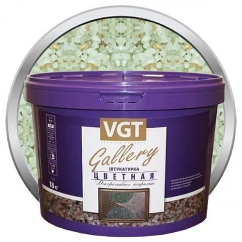 Купить Штукатурка VGT Gallery №10 декоративная крупнозернистая 18 кг по низкой цене