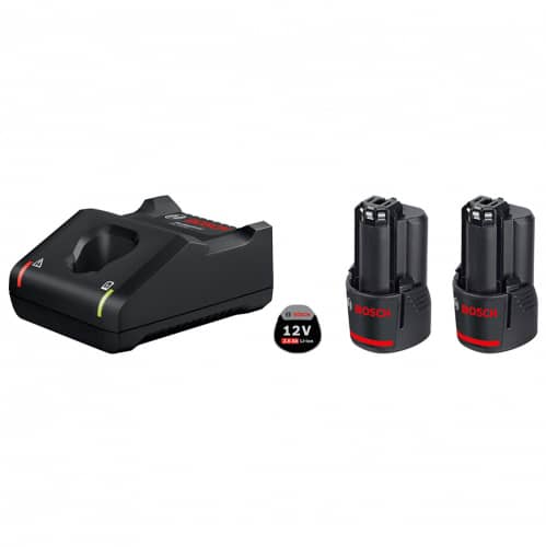 Купить Набор BOSCH Professional PRO-MIX 2 аккумулятора 2,0 Ач Li-Ion 12 В + зарядное устройство GAL12V-40 по низкой цене