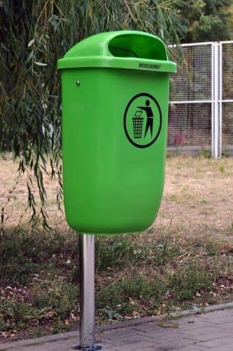 Купить Урна BOXSAND навесная со съемной емкостью, 60 л по низкой цене