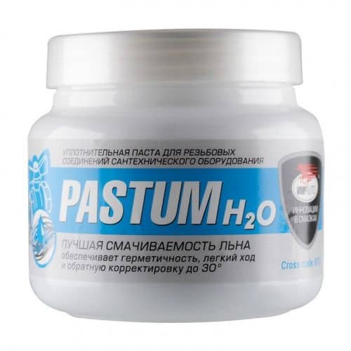 Купить Паста PASTUM ВОДА, для уплотнения резьбовых соединений, 400 г по низкой цене