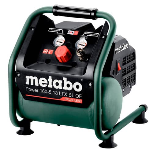 Купить Компрессор аккумуляторный Metabo Power 160-5 18 LTX BL OF бесщеточный 0,7 кВт, без аккумулятора по низкой цене