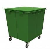 Купить Контейнер металлический для мусора крашенный 0,8 м3 по низкой цене