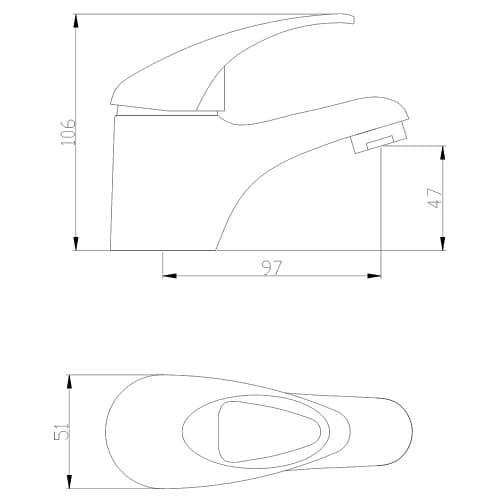 Купить Смеситель для раковины FLUMEN Ems по низкой цене