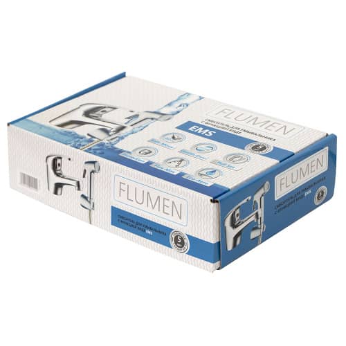 Купить Смеситель для раковины FLUMEN Ems с гигиеническим душем по низкой цене