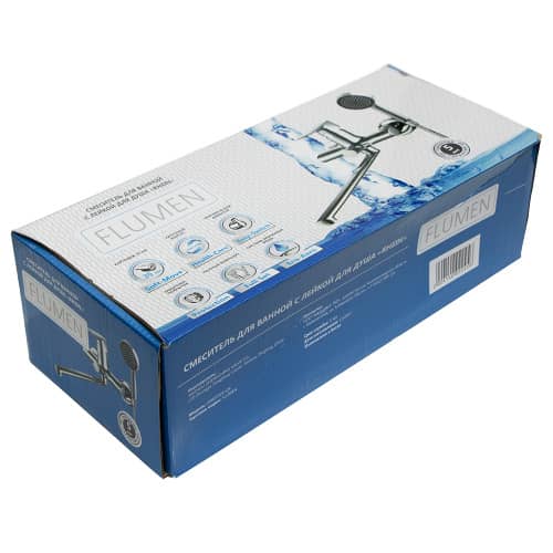 Купить Смеситель для ванны FLUMEN Rhein с набором для душа по низкой цене