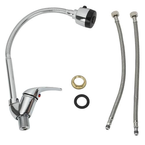 Купить Смеситель для кухни JVK с гибким изливом по низкой цене