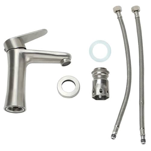 Купить Смеситель для раковины FLUMEN STAHL нержавеющая сталь по низкой цене