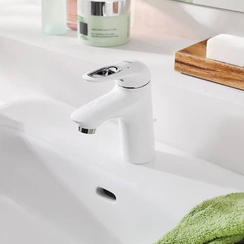 Купить Смеситель для раковины GROHE Eurostyle New белый по низкой цене