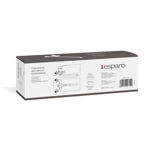 Купить Смеситель для ванны Esparo SW90000015 с длинным изливом по низкой цене