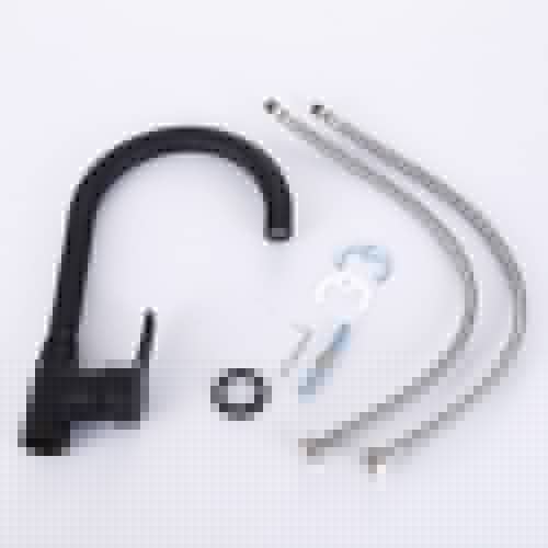 Купить Смеситель для кухни FLUMEN Sena чёрный по низкой цене