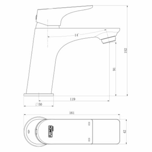 Купить Смеситель для раковины FLUMEN DESIGN Orlean нержавеющая сталь по низкой цене