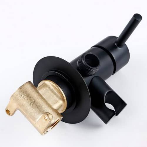 Купить Гигиенический душ Frap встраиваемый черный по низкой цене