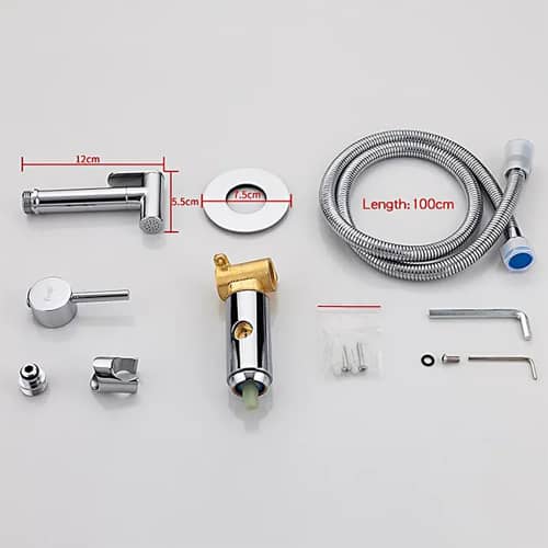 Купить Гигиенический душ Frap встраиваемый хром по низкой цене