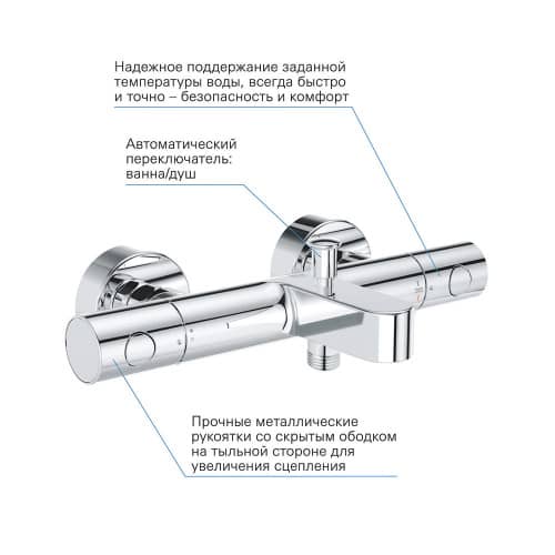 Купить Термостатический смеситель для ванны GROHE Precision Get по низкой цене