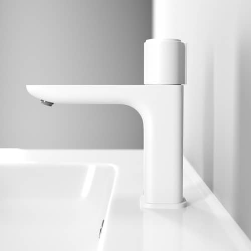 Купить Смеситель для раковины IDDIS Slide Push Control белый по низкой цене