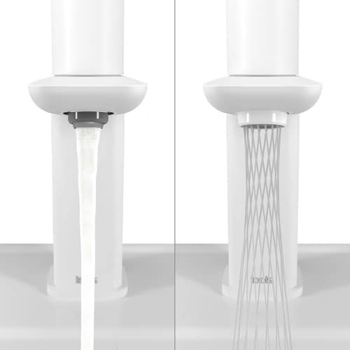 Купить Смеситель для раковины IDDIS Slide Push Control белый по низкой цене