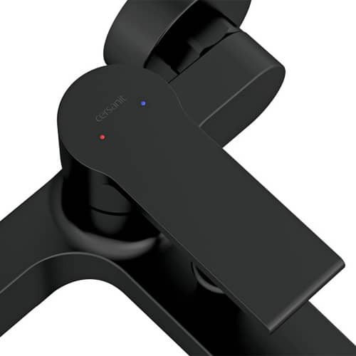Купить Смеситель для ванны Cersanit Brasko Black черный по низкой цене