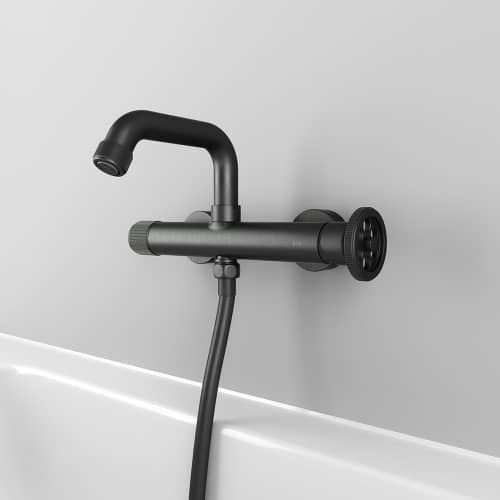 Купить Смеситель для ванны IDDIS Grange графит по низкой цене