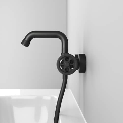 Купить Смеситель для ванны IDDIS Grange графит по низкой цене