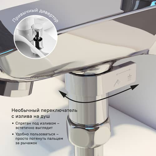 Купить Смеситель для ванны IDDIS Stone по низкой цене