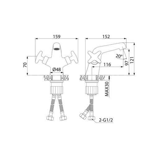 Купить Смеситель для раковины IDDIS Acros по низкой цене