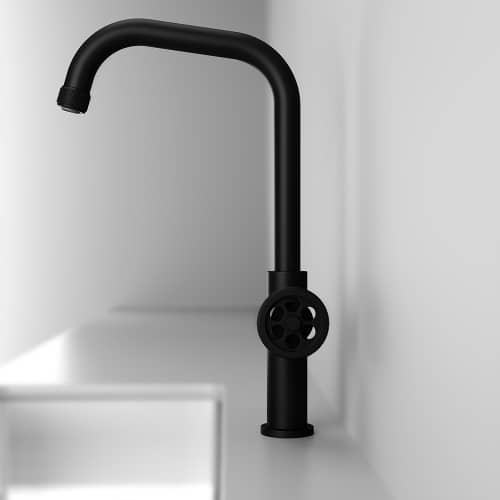 Купить Смеситель для кухни IDDIS Grange чёрный по низкой цене