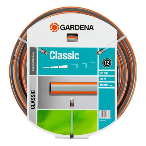 Купить Шланг для полива трёхслойный 3/4 L-50 м Classic Gardena по низкой цене